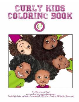 Paperback Curly Kids Coloring Book