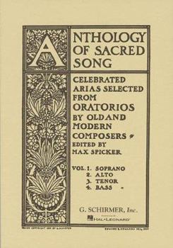 Paperback Anthology of Sacred Song, Volume 4: Bass Book