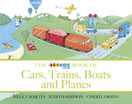 Paperback The ABC Book of Cars, Trains, Boats and Planes Book