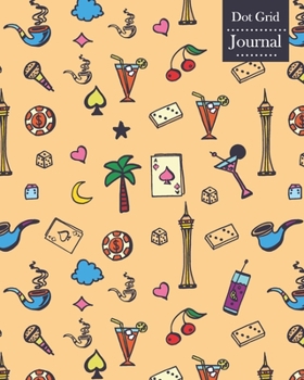 Paperback Dot Grid Journal: Notebook Planner with Las Vegas Themed Cover Design Book