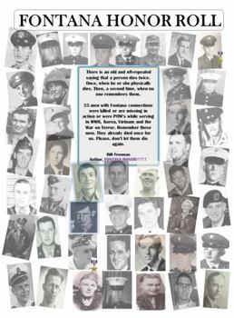 Paperback Fontana Honor Roll : Preserving He History of Fontana's True Heroes Book