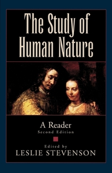Paperback The Study of Human Nature: A Reader Book