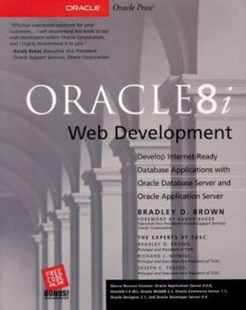 Paperback Oracle 8i Web Development Book