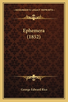 Paperback Ephemera (1852) Book