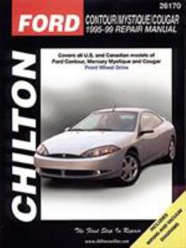 Paperback Ford Contour, Mystique and Cougar, 1995-99 Book
