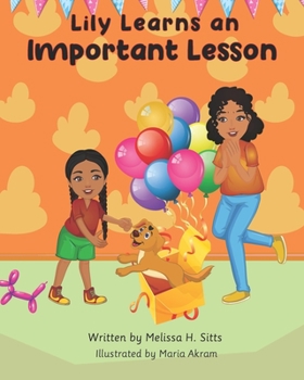 Paperback Lily Learns an Important Lesson Book