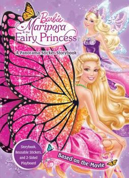 Paperback Barbie Mariposa & the Fairy Princess: A Panorama Sticker Storybook Book