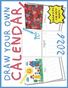 Paperback Draw Your Own Calendar 2026 Book