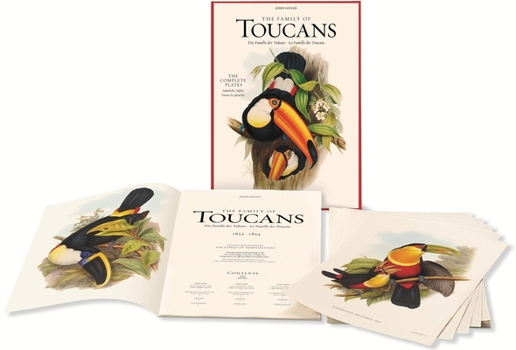 Paperback John Gould: The Family of Toucans Book