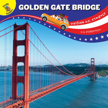 Hardcover Visiting U.S. Symbols Golden Gate Bridge Book