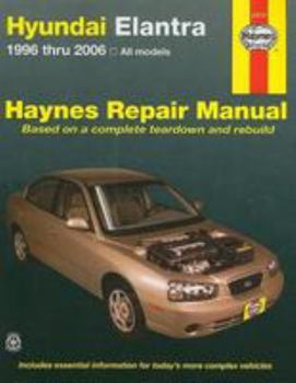 Paperback Hyundai Elantra 1996 Thru 2006: All Models Book