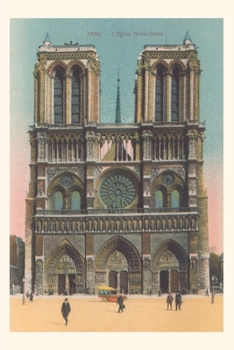 Paperback Vintage Journal Paris - L'Eglise Notre Dame Book
