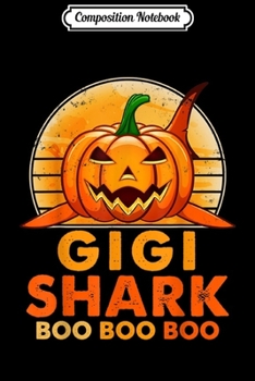 Composition Notebook: Retro Vintage Gigi Shark Halloween Costume For Women  Journal/Notebook Blank Lined Ruled 6x9 100 Pages