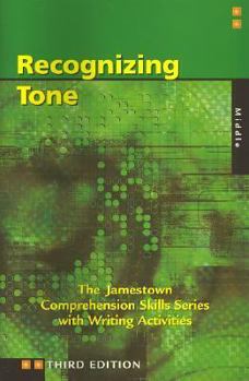 Paperback Recognizing Tone: Middle: With Writing Activities Book