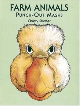 Paperback Farm Animals Punch-Out Masks Book