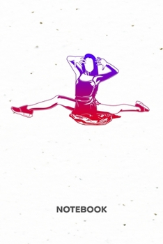 NOTEBOOK: Ruled Dancing Journal - Lined Dancing Teacher Organizer Street Dance Planner - Girlfriend Gift Idea Boyfriend - Dancer Gift Diary 6x9 Inch ... 120 Pages - Dance Couple Birthday Present