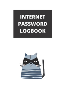 Paperback Internet Password Logbook: (5.5 x 8.5 in, 110 pages): Password Journal, Logbook, Login and Private Information Keeper, Notebook Book