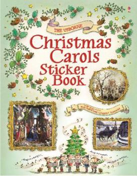 Paperback Christmas Carols Sticker Book