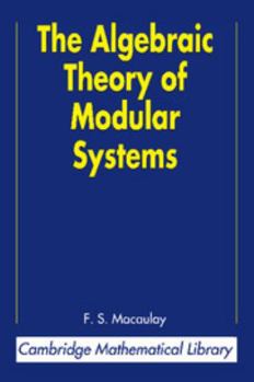 Paperback The Algebraic Theory of Modular Systems Book