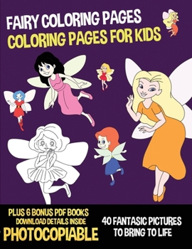 Paperback Pages de f?es ? colorier (Pages ? colorier pour enfants) [French] Book