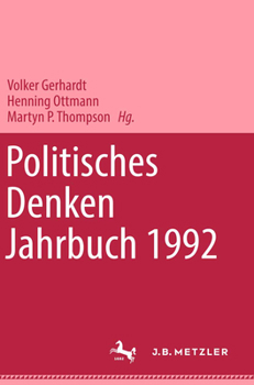 Hardcover Politisches Denken. Jahrbuch 1992 [German] Book