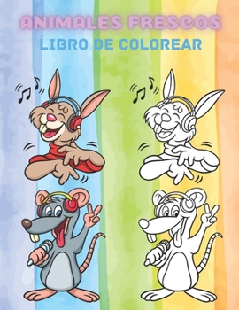 Paperback Animales Frescos - Libro de Colorear [Spanish] Book