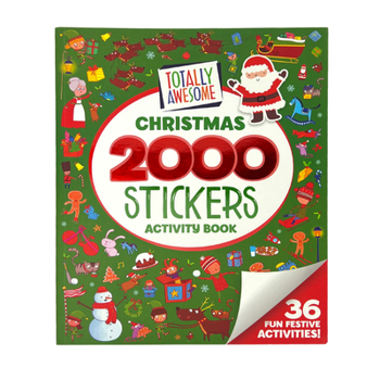 Misc. Totally Awesome 2000 Stickers Christmas Activity Book: 36 Fun Festive Activities! Book