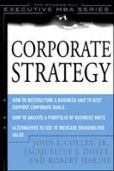 Hardcover Corporate Strategy Book