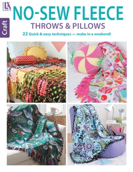 Paperback No-Sew Fleece Throws & Pillows Book