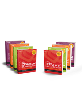 Paperback Wiley Cpaexcel Exam Review 2020 Study Guide + Question Pack: Complete Set Book