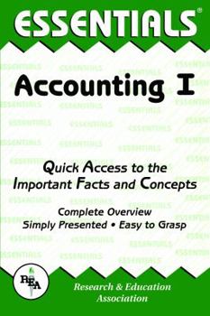 Paperback Accounting I Essentials Book