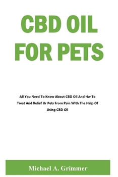 Paperback CBD Oil for Pets Book