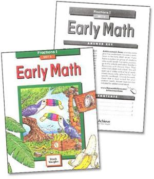 Paperback Steck-Vaughn Early Math: Student Edition Grade 1 Fractions I Set 3 Book
