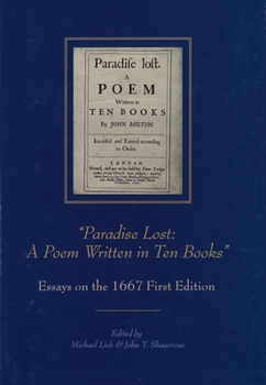 Paperback "Paradise Lost: A Poem Written in Ten Books" Essays on the 1667 First Edition Book