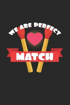 Paperback We are perfect match: 6x9 Valentines Day - dotgrid - dot grid paper - notebook - notes Book