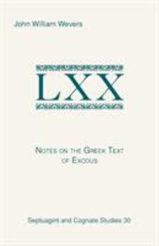 Paperback Notes on the Greek Text of Exodus Book
