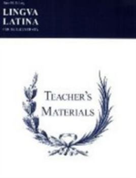 Paperback Lingua Latina: Teacher's Materials/Key [Latin] Book