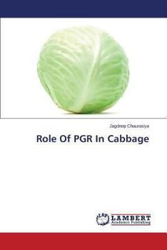 Paperback Role of Pgr in Cabbage Book