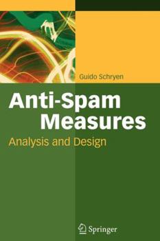Paperback Anti-Spam Measures: Analysis and Design Book