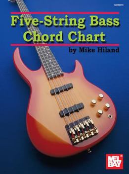 Paperback Five-String Bass Chord Chart Book