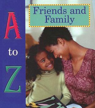 Paperback A to Z of Friends and Family Book