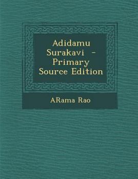 Paperback Adidamu Surakavi [Telugu] Book
