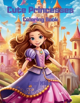 Paperback Enchanted Princesses: A Magical Coloring Journey for Kids Book