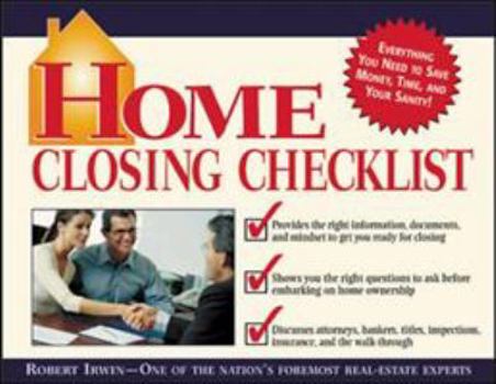 Paperback Home Closing Checklist Book