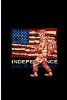 Independence Day 4th of July: Happy Independence Day Perfect Gift Dot Grid Notebook/Journal (6"x9")