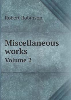 Paperback Miscellaneous works Volume 2 Book