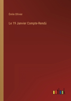 Paperback Le 19 Janvier Compte-Rendú [French] Book