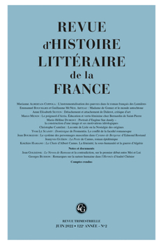 Paperback Revue d'Histoire Litteraire de la France [French] Book