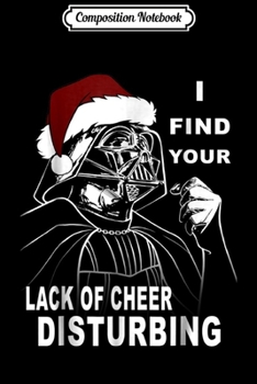 Paperback Composition Notebook: Star Wars Vader Santa Lack Holiday Cheer Christmas Journal/Notebook Blank Lined Ruled 6x9 100 Pages Book