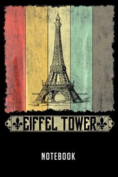 Notebook: Vintage paris eiffel tower structural architect student gift notebook6x9(100 pages)Blank Lined Paperback Journal For StudentArchitect Notebook for Journaling & Training NotesArchitecture Jou